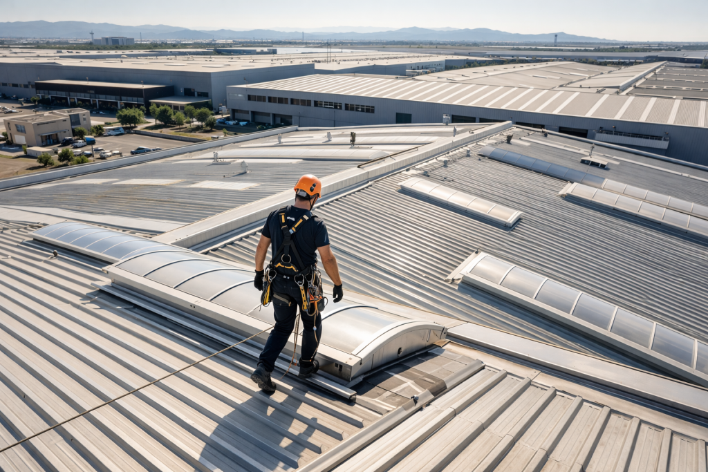 mantenimiento-nave-industrial-cubierta-barcelona