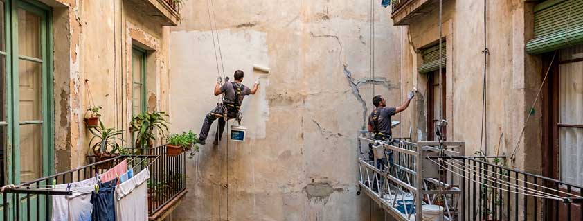 Trabajos verticales en Barcelona Trabajos verticales en Barcelona