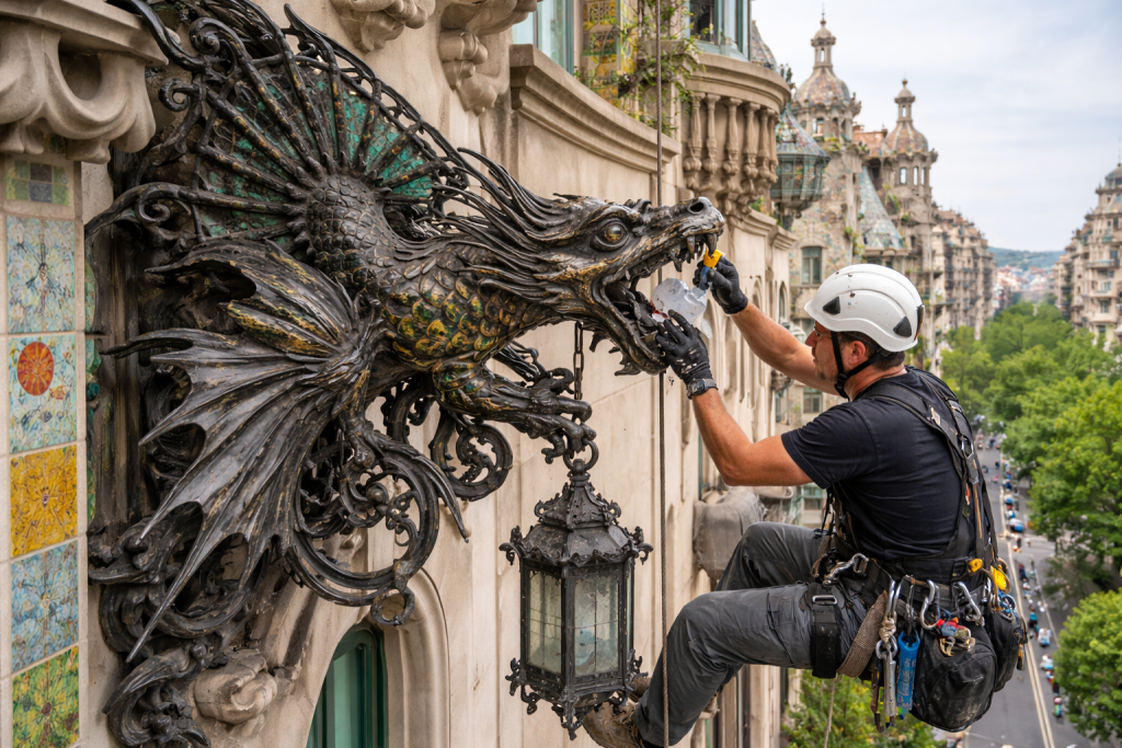 restauracion-escultura-monumento-barcelona
