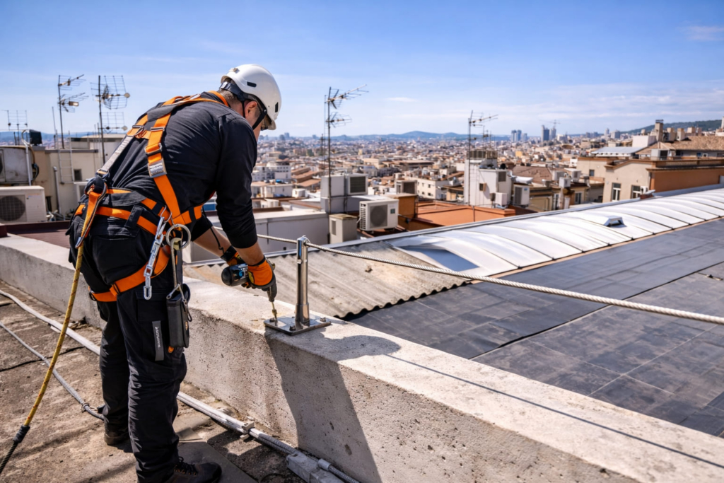 instalacion-lineas-vida-edificios-barcelona